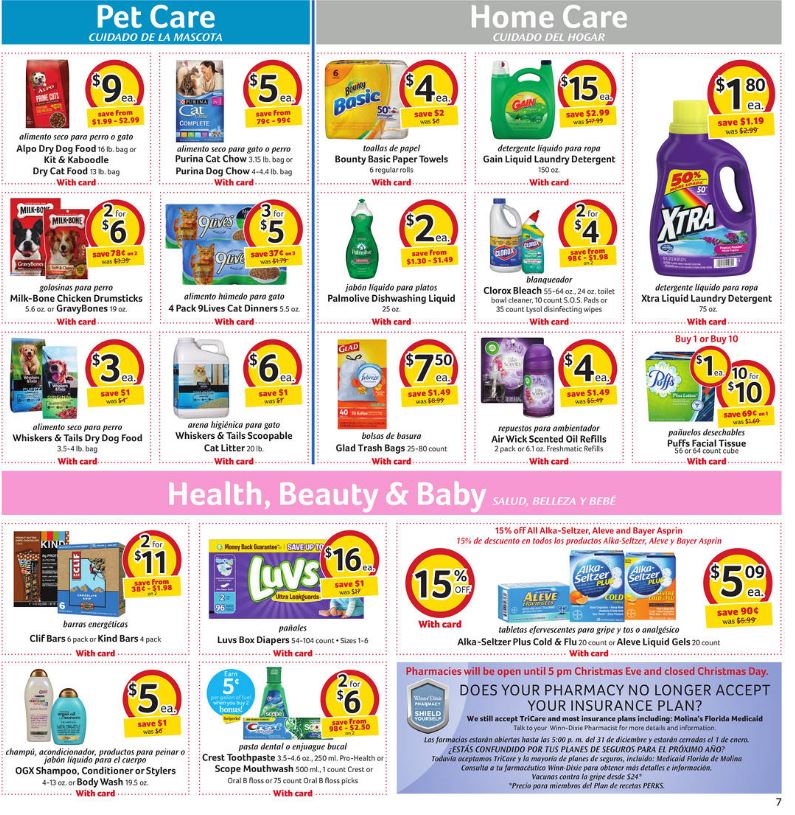 Winn Dixie Weekly Ad December 28 - Jan 3 2017 page 14