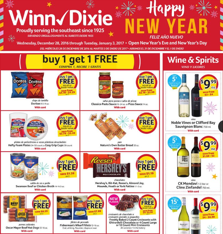 Winn Dixie Weekly Ad December 28 - Jan 3 2017 page 15