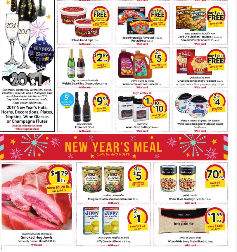 Winn Dixie Weekly Ad December 28 - Jan 3 2017 page 8