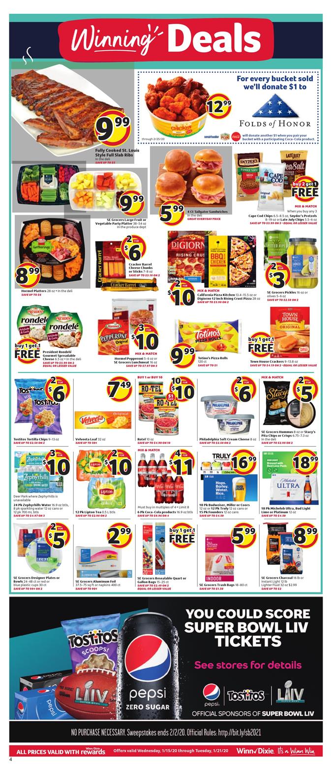 Winn Dixie Weekly Ad Jan 15 - 21, 2020 page 4