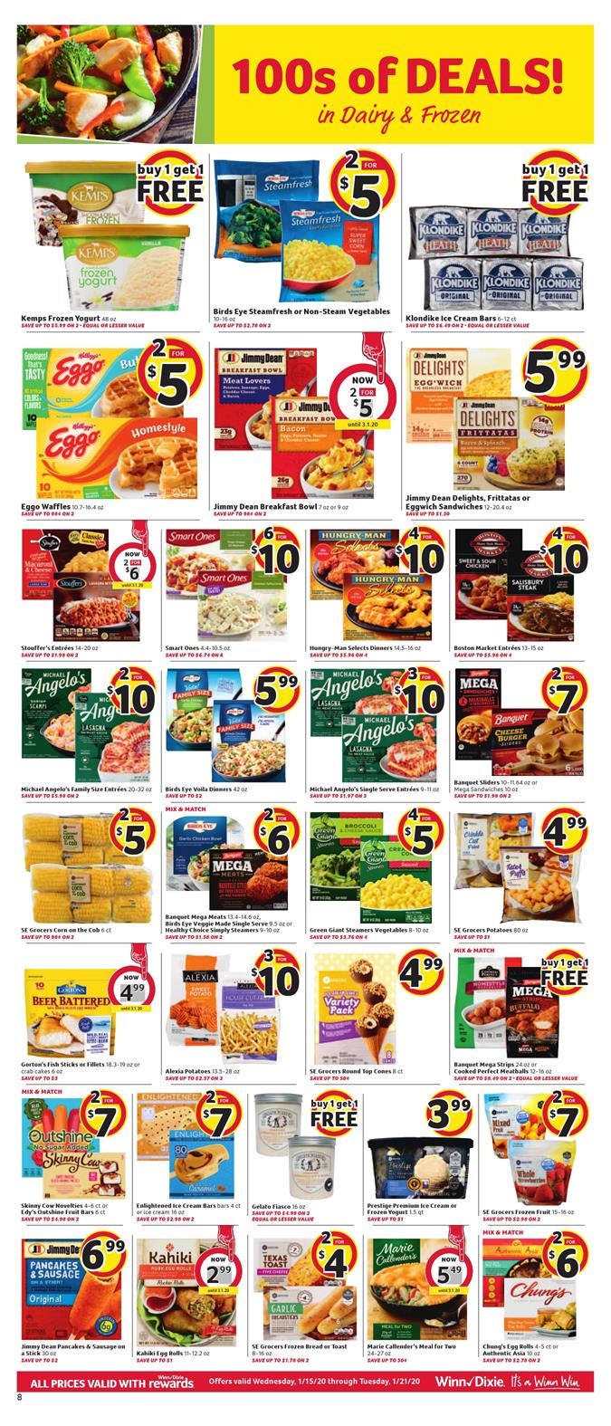 Winn Dixie Weekly Ad Jan 15 - 21, 2020 page 8
