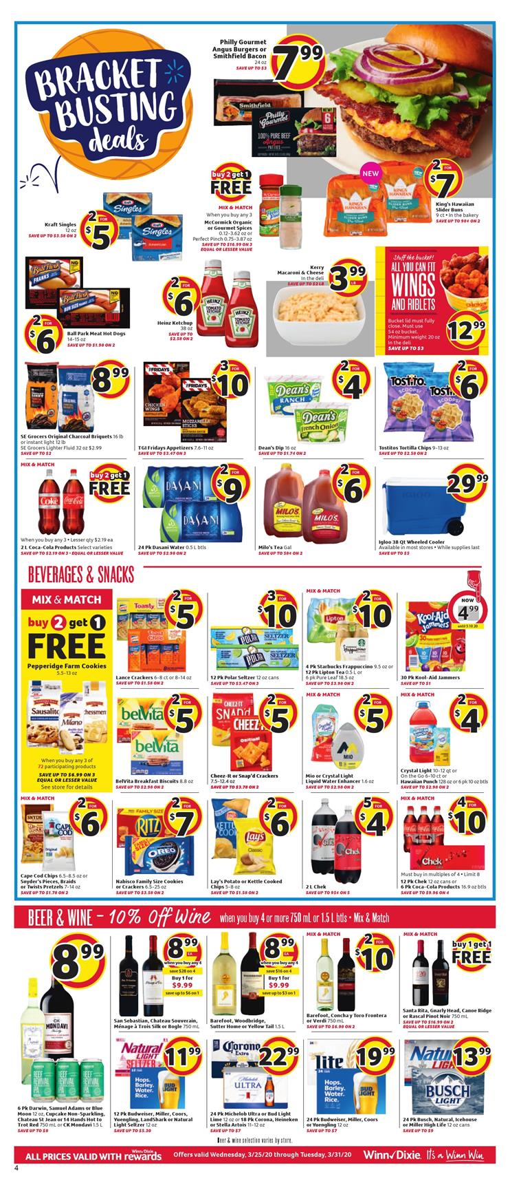Winn Dixie Weekly Ad Mar 25 - 31, 2020 page 4