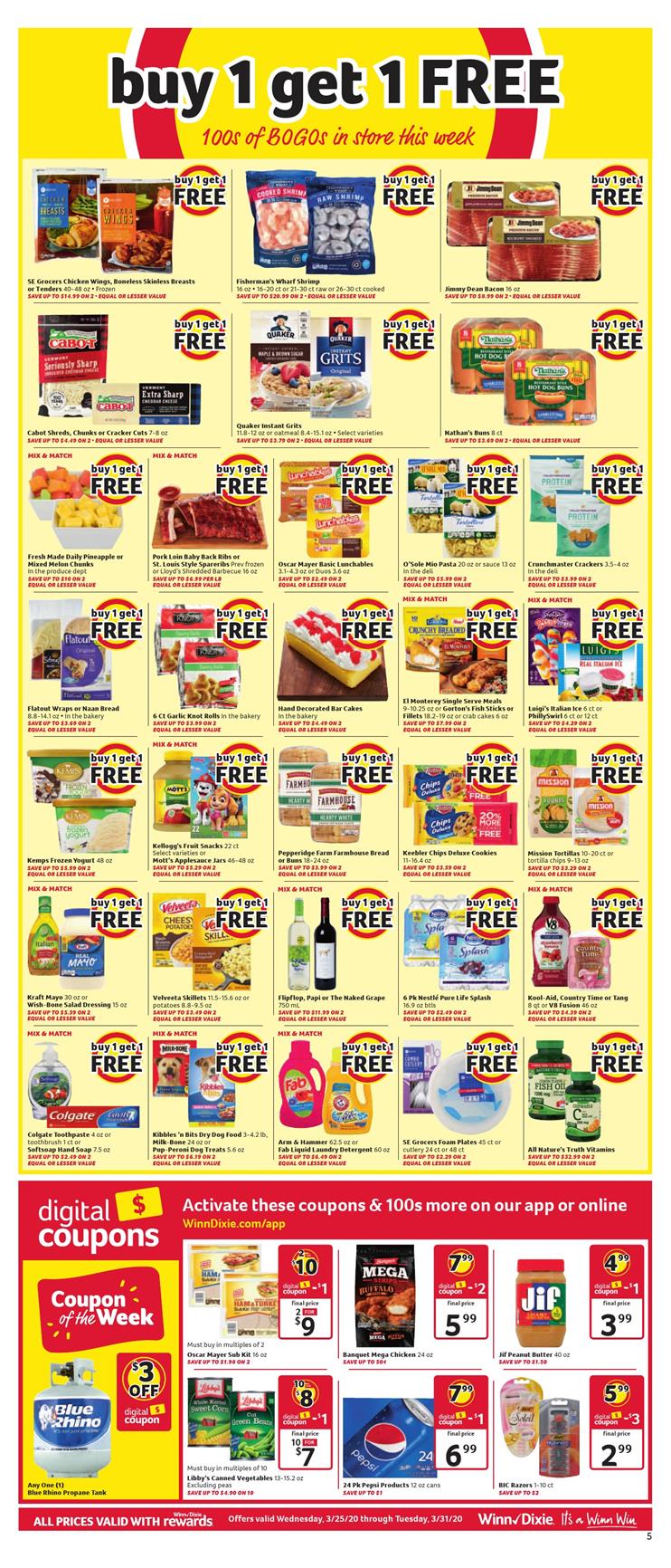 Winn Dixie Weekly Ad Mar 25 - 31, 2020 page 5