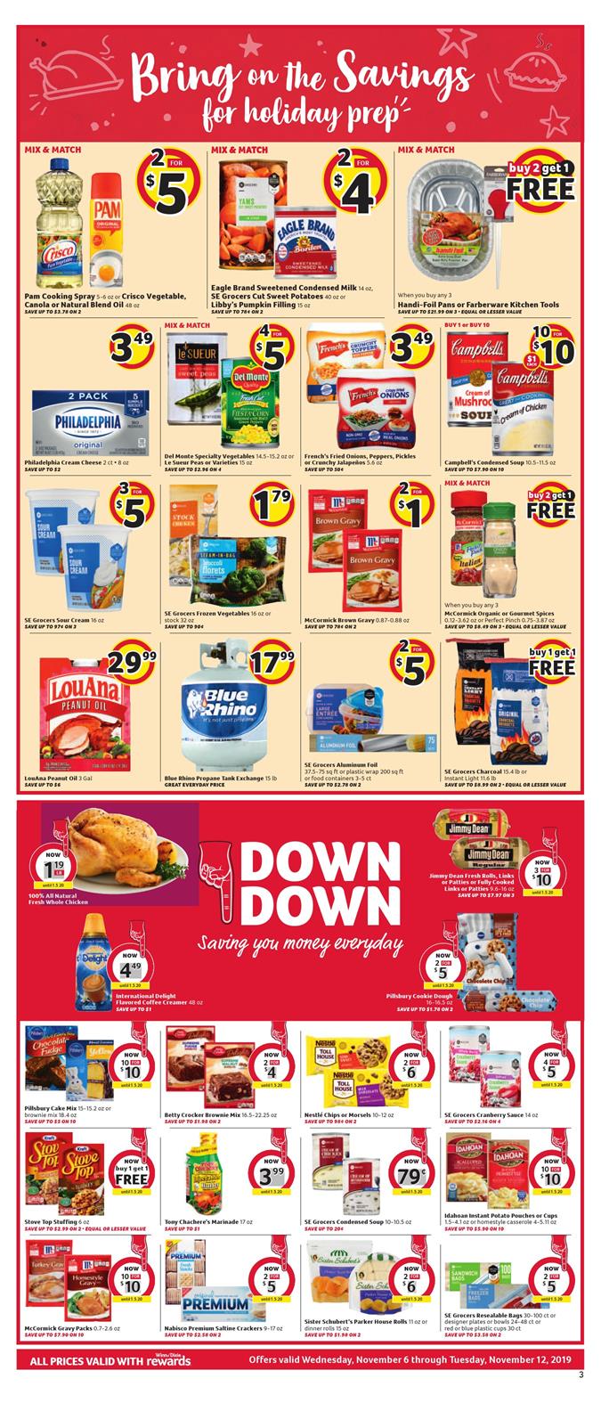 Winn Dixie Ad Nov 6 - 12, 2019 page 5