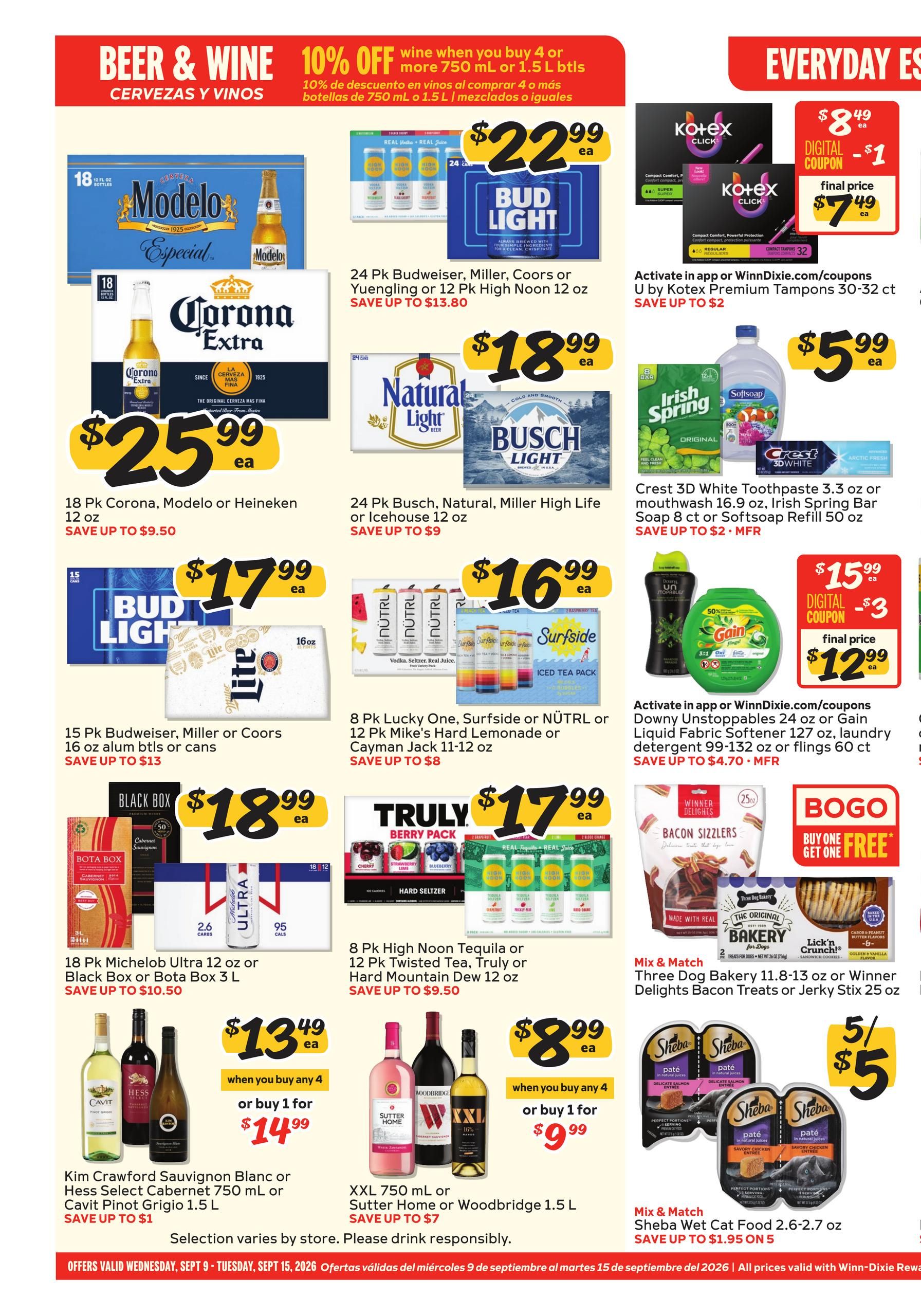 Winn-Dixie Weekly Circular September 9 - 15, 2026 page 11