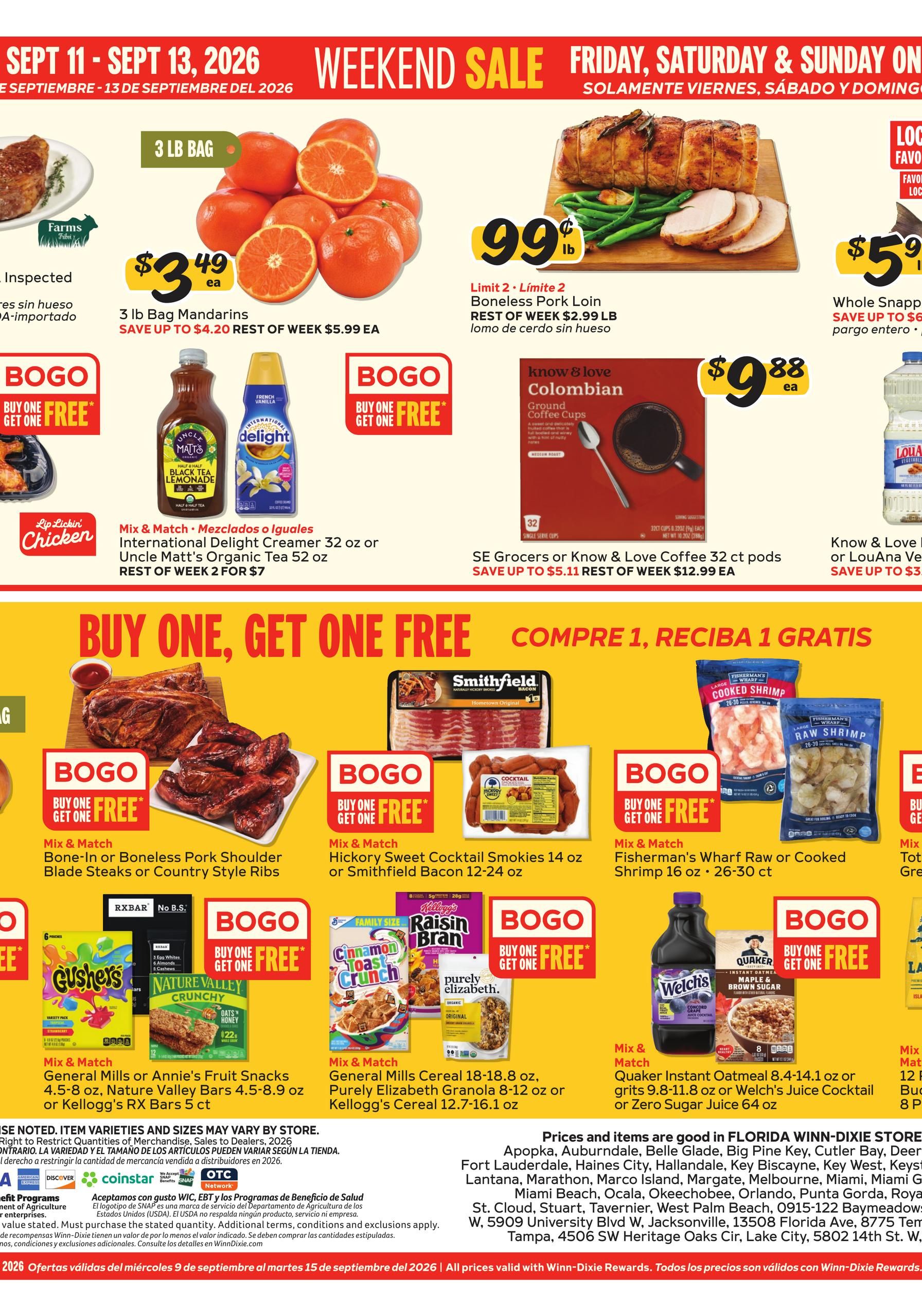 Winn-Dixie Weekly Circular September 9 - 15, 2026 page 13
