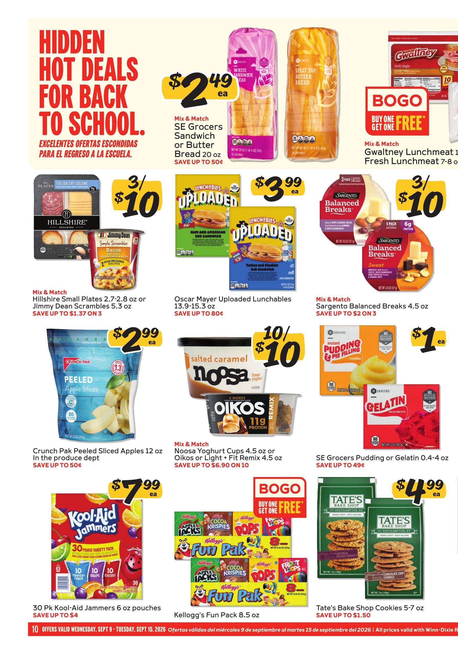 Winn-Dixie Weekly Circular September 9 - 15, 2026 page 16