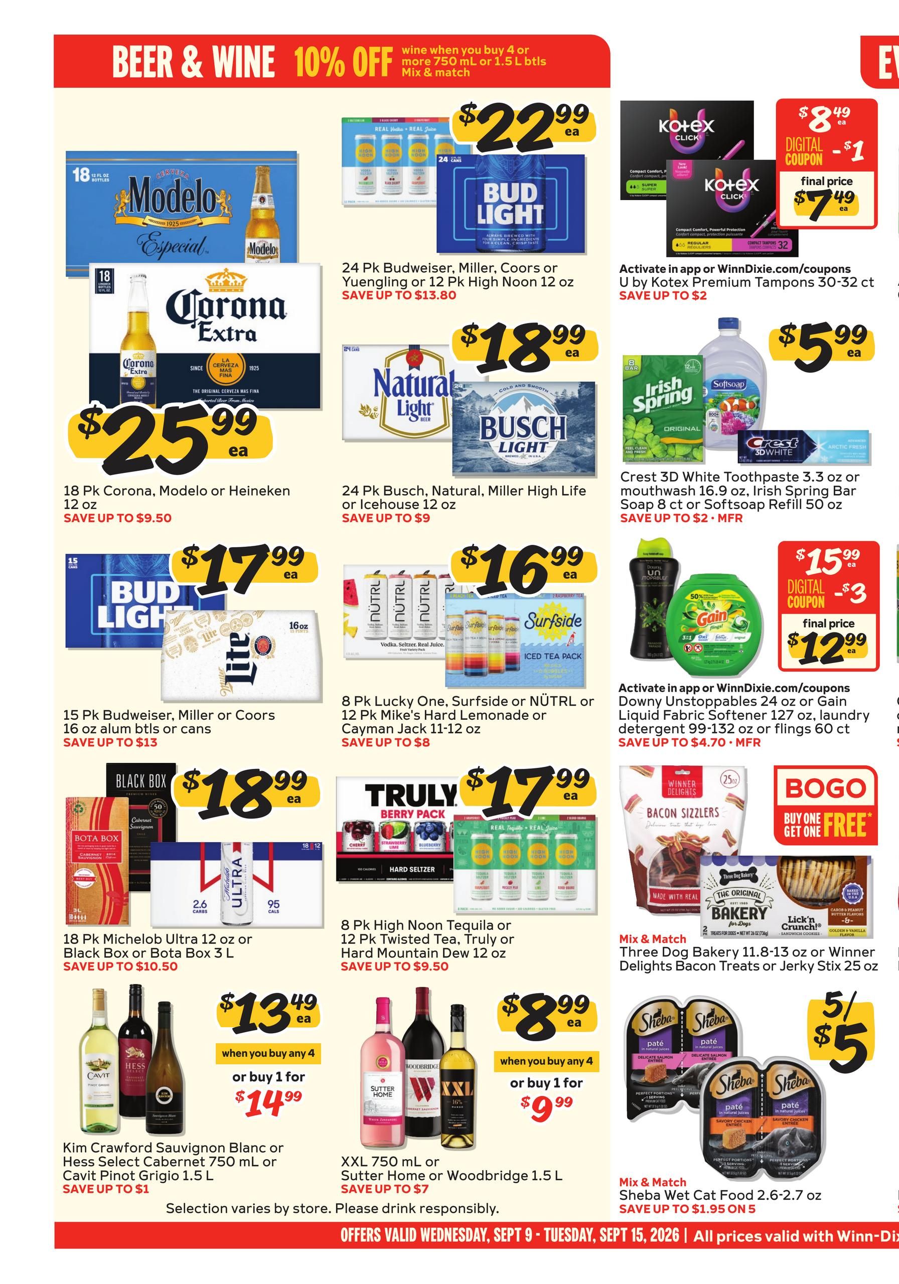 Winn-Dixie Weekly Circular September 9 - 15, 2026 page 11