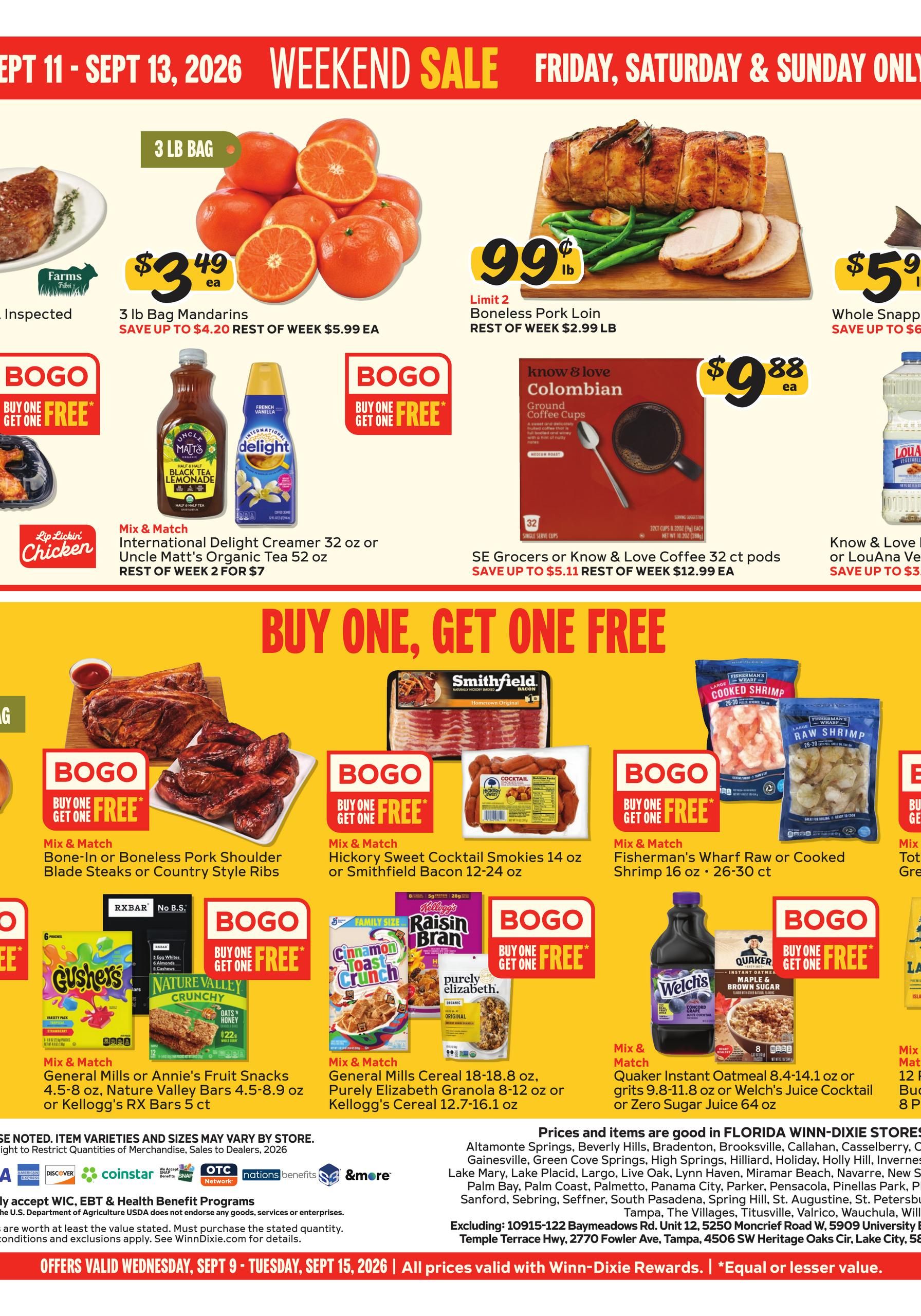 Winn-Dixie Weekly Circular September 9 - 15, 2026 page 13